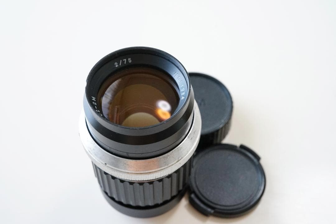 KMZ PO-2-2M 75mm f2 ライカM改 シネレンズ スピードパンクロ
