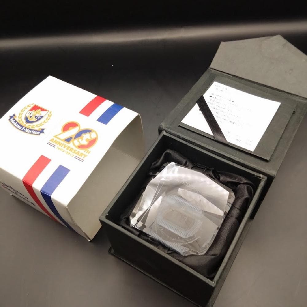 横浜Fマリノス 20周年記念 クリスタルガラス