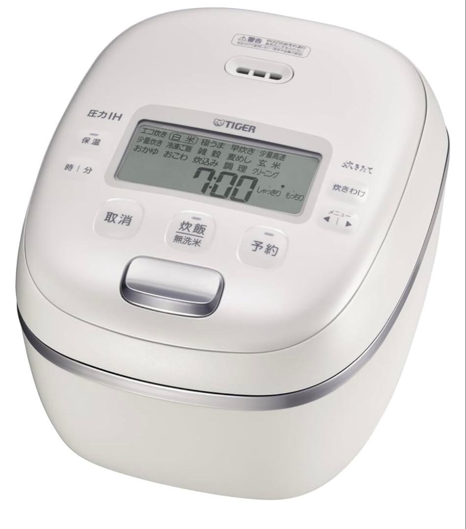 タイガー魔法瓶 JRI-A100 圧力IHジャー炊飯器 ご泡火炊き 5.5合