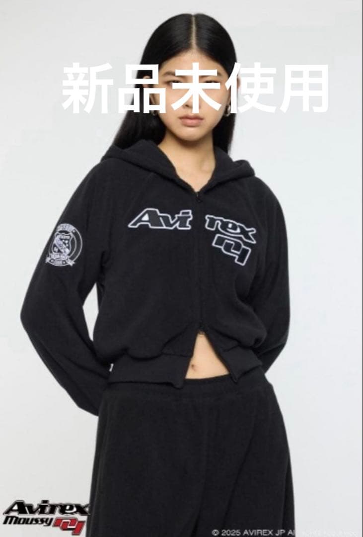 MOUSSY AVIREX FLEECE フーディ 新品未使用