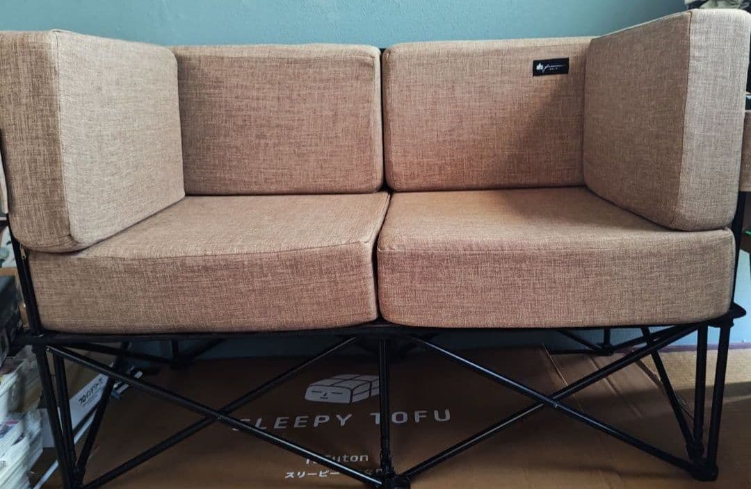 すわっと3 アームクッション付き ロゴス グランプソファ2