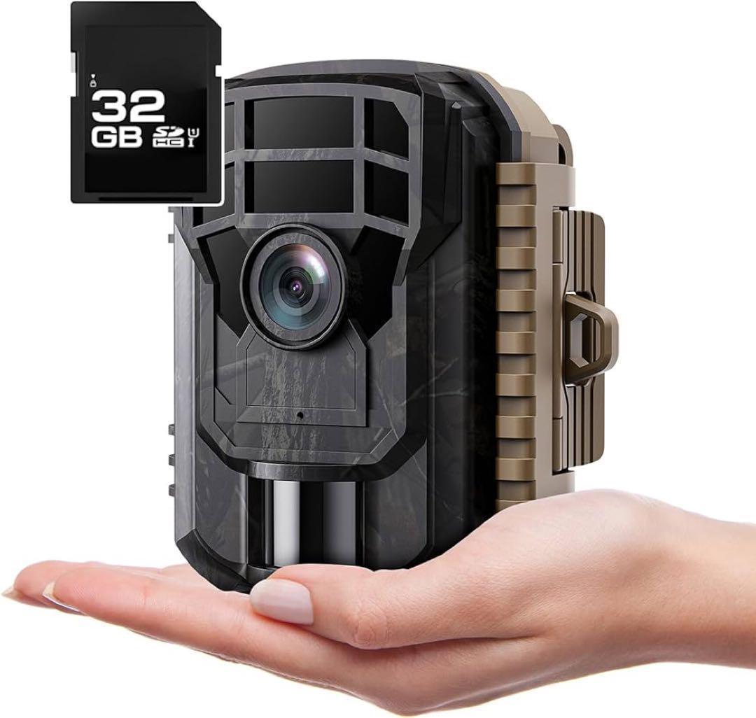 【新品未使用】防犯カメラ トレイルカメラ 屋外 動体検知 暗示モード