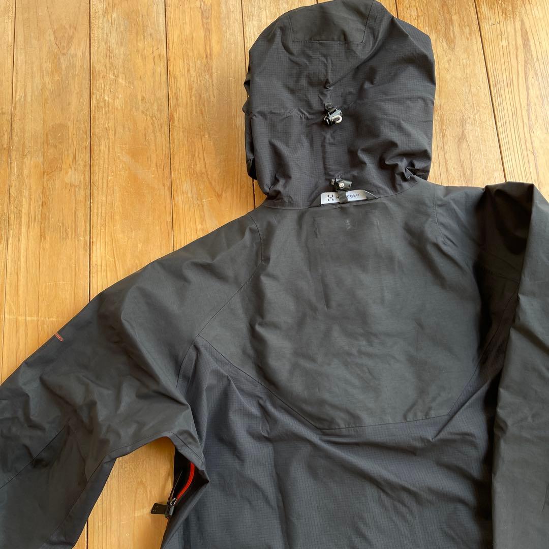 【美品】HAGLOFS スピリッツジャケット ブラック　男性用　Mサイズ
