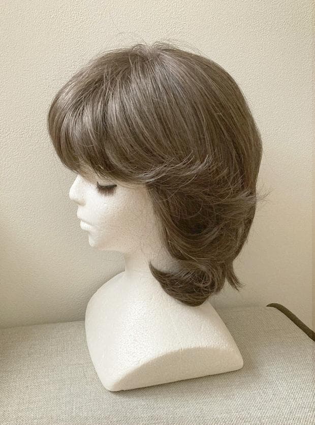 シャポード　ハーフハンドメイド　ソフトカールウェーブショート　アッシュブラウン