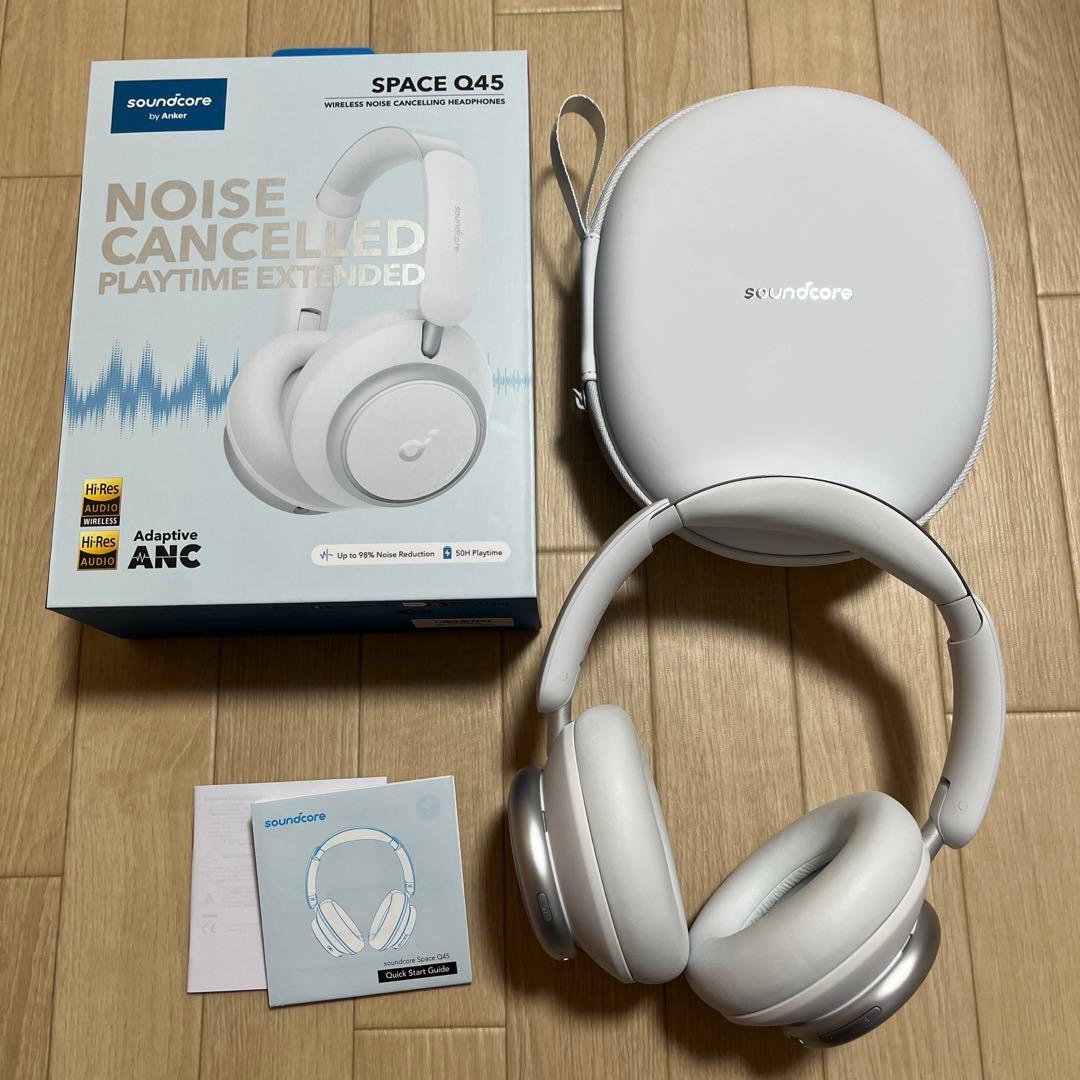 【１回、短時間使用】Soundcore SPACE Q45 ワイヤレスヘッドホン