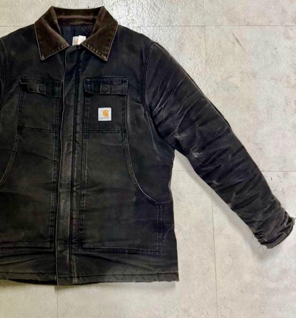 Carhartt カーハート トラディショナル ジャケット　黒 鬼フェード