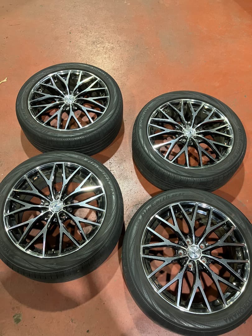 ② レオニスMX 18インチ　7J PCD114.3 2本