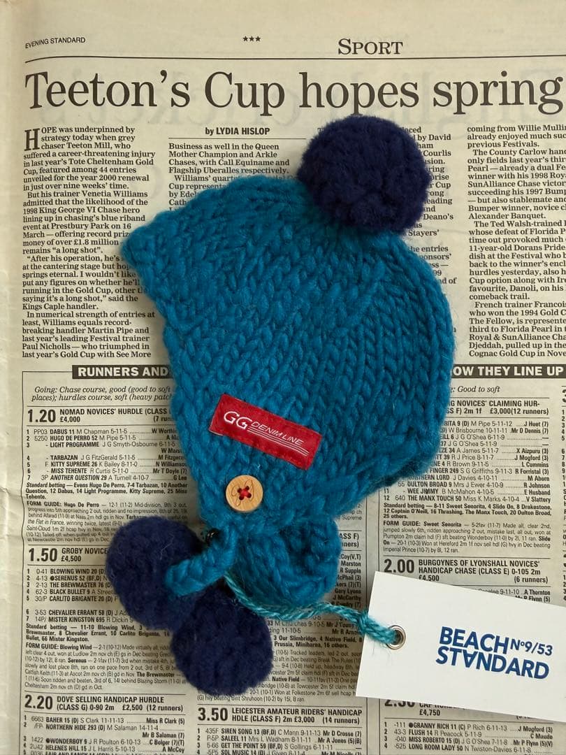 おまとめ2点　　アトリエGG FLIGHTKNITCAP 2½