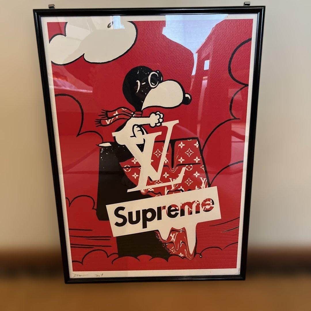 世界限定100枚★DEATH NYC スヌーピー ルイヴィトン ポスター