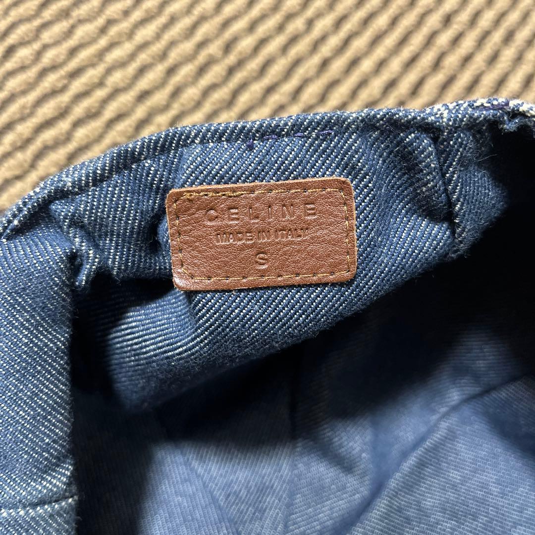 CELINE セリーヌ キャスケット デニム ヴィンテージ