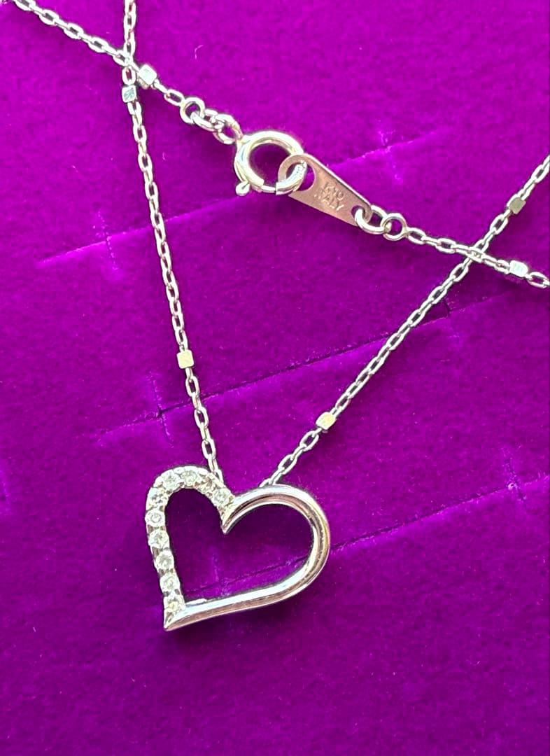 k10WGダイヤモンドネックレス