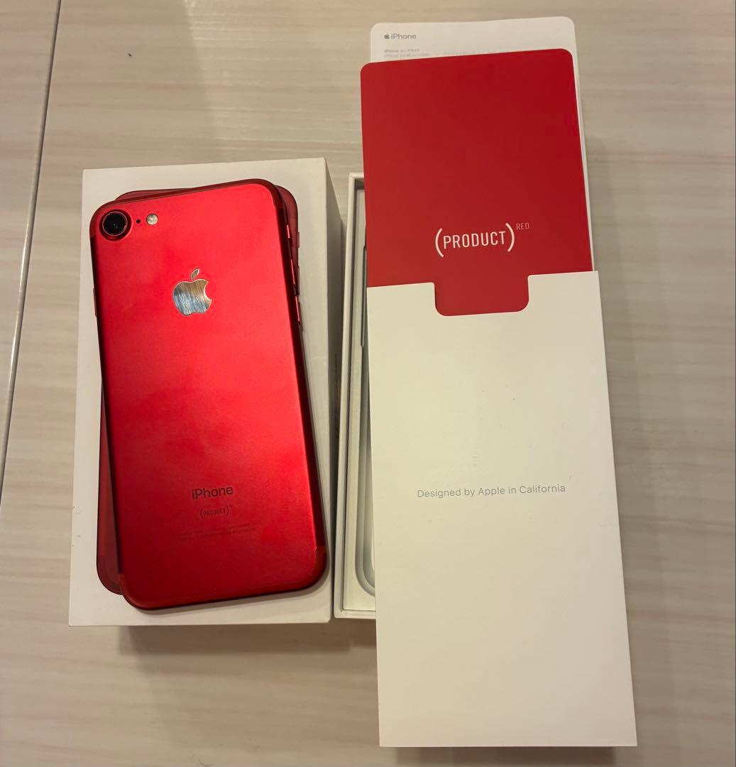 iPhone 7 128GB (PRODUCT)RED ソフトバンク本体
