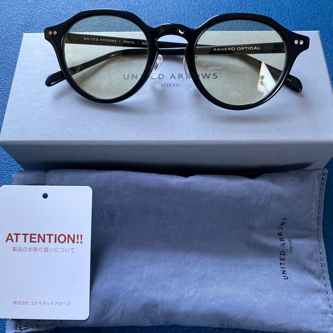 UNITED ARROWS KANeko OPTICAL ブラックサングラス
