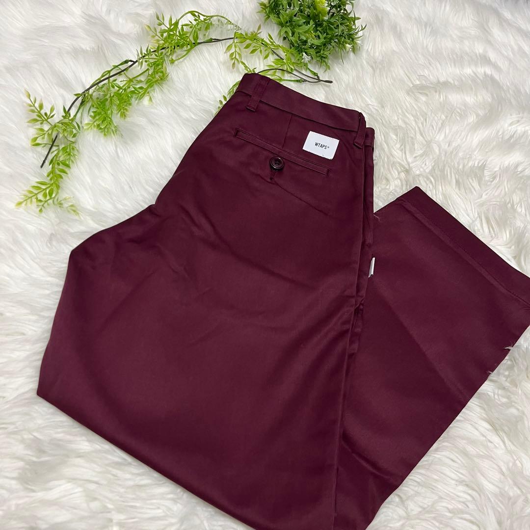 WTAPS ダブルタップス トラウザーパンツ ワークパンツ ボルドー