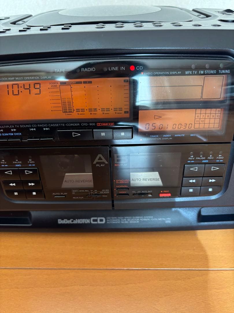 ラジオ・コンポ SONY CFD-900 DoDeCaHORN