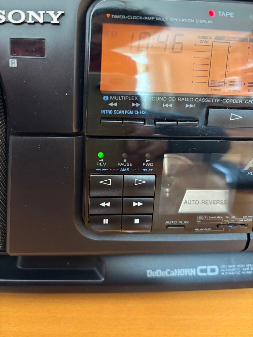 ラジオ・コンポ SONY CFD-900 DoDeCaHORN