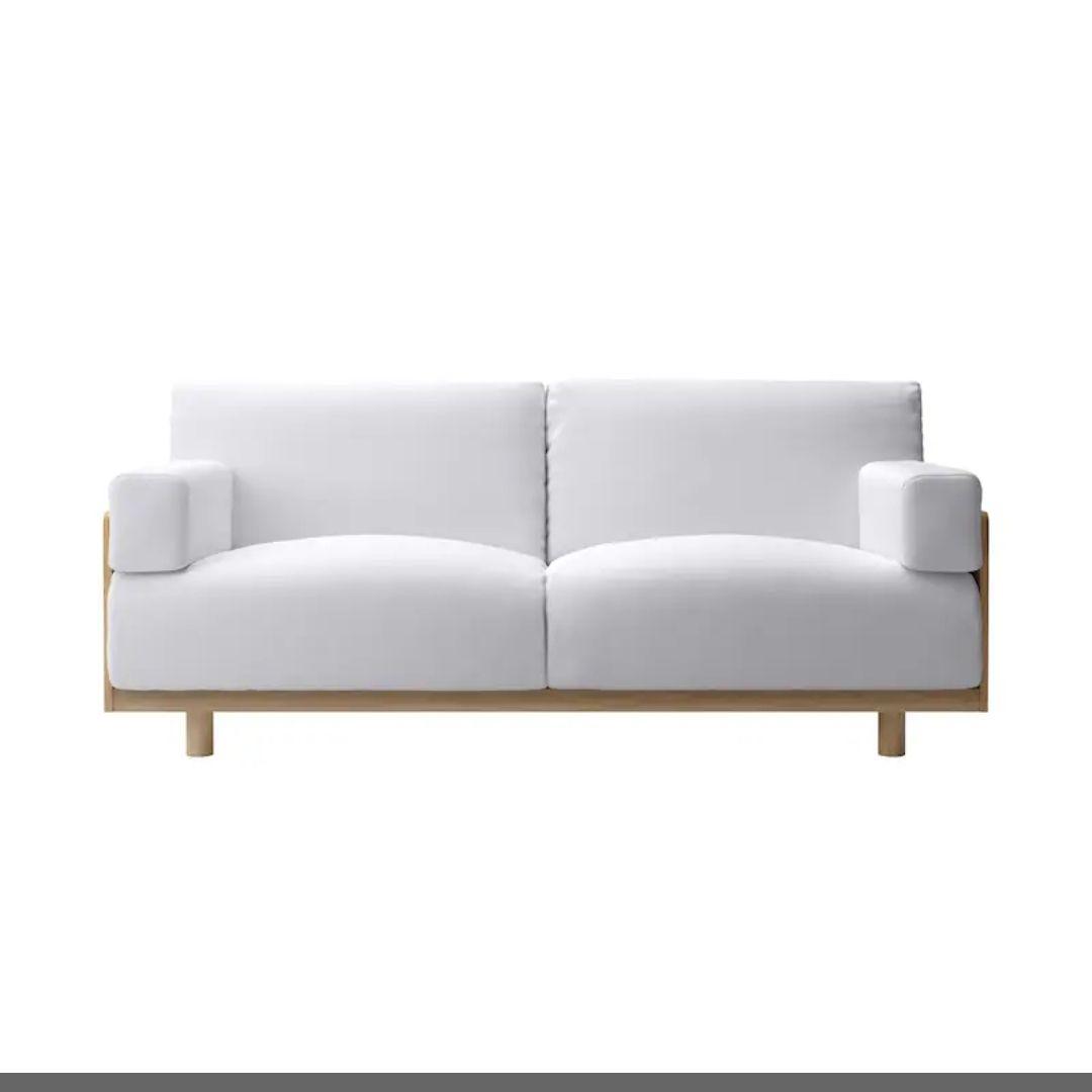 6/27までの出品です！無印良品 木製ソファ オーク材 突板2.5 シーター