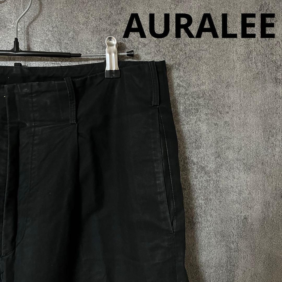 パンツ AURALEE HIGH COUNT CLOTH WIDE PANTS