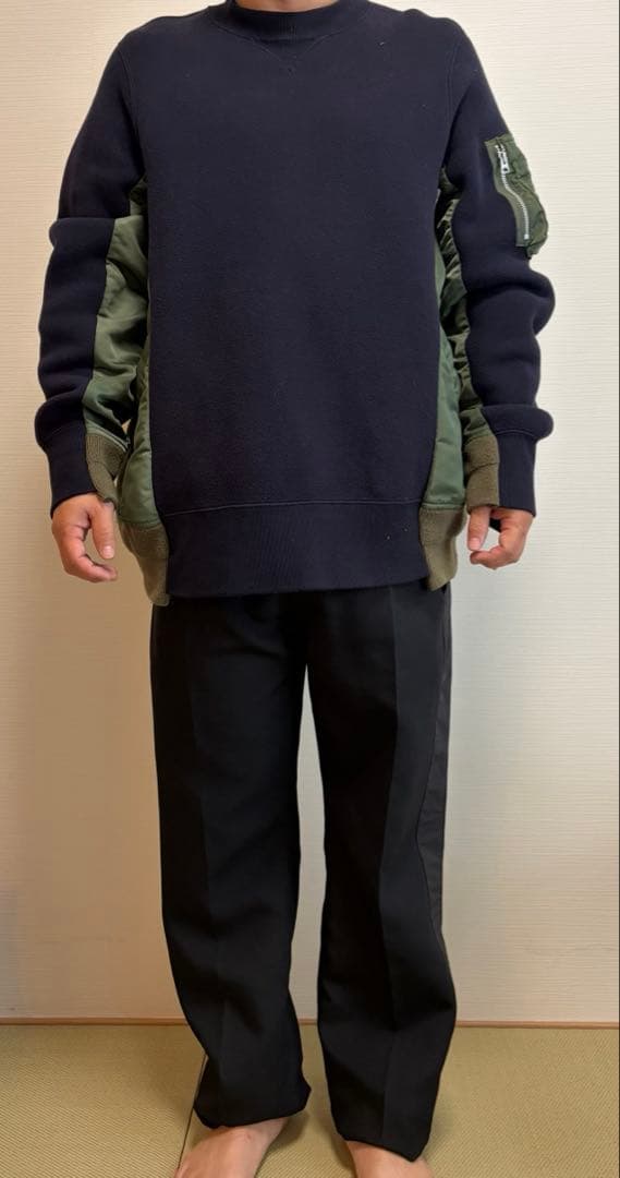 sacai スウェット　サイズ02