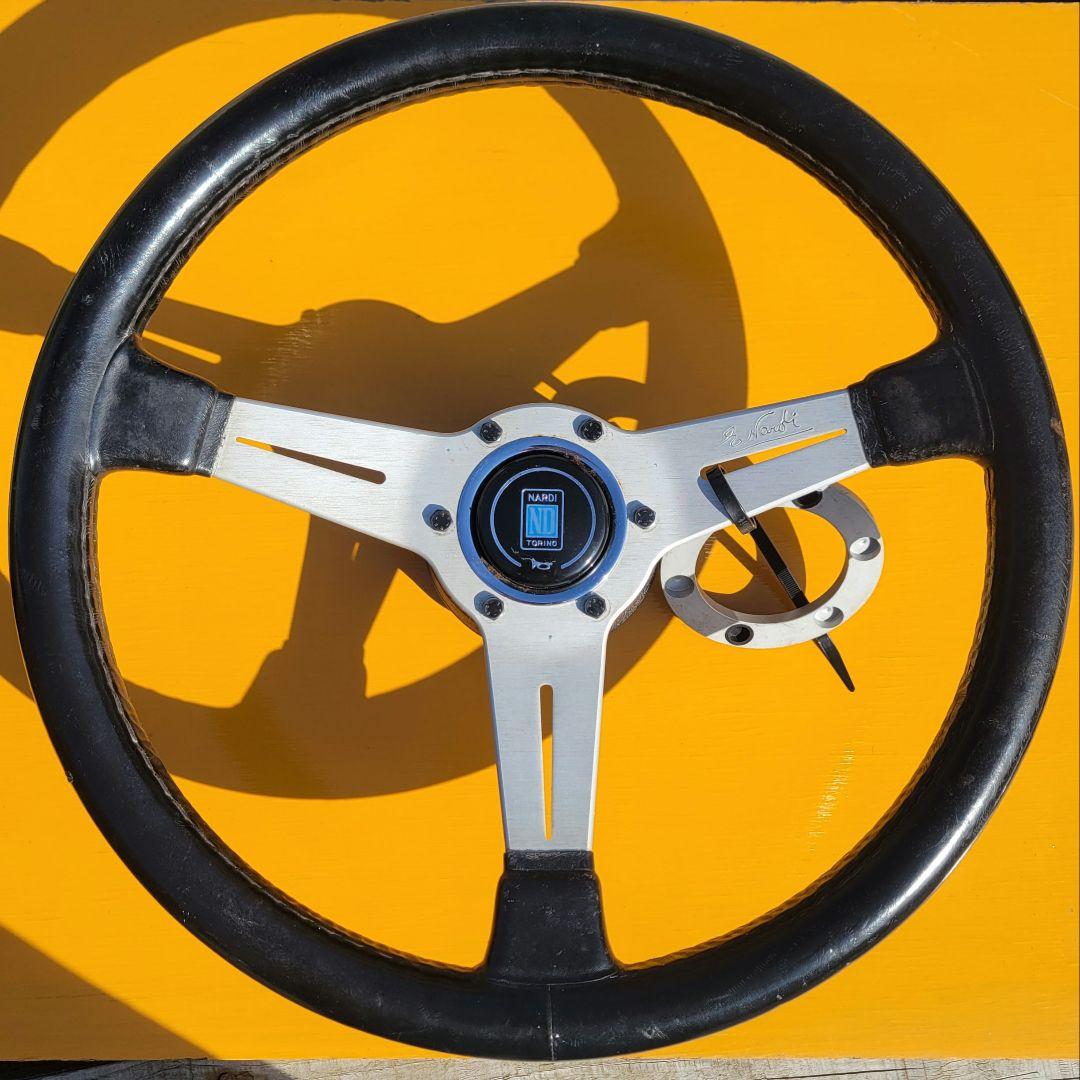 Nardi ステアリングホイール 3本スポーク当時物