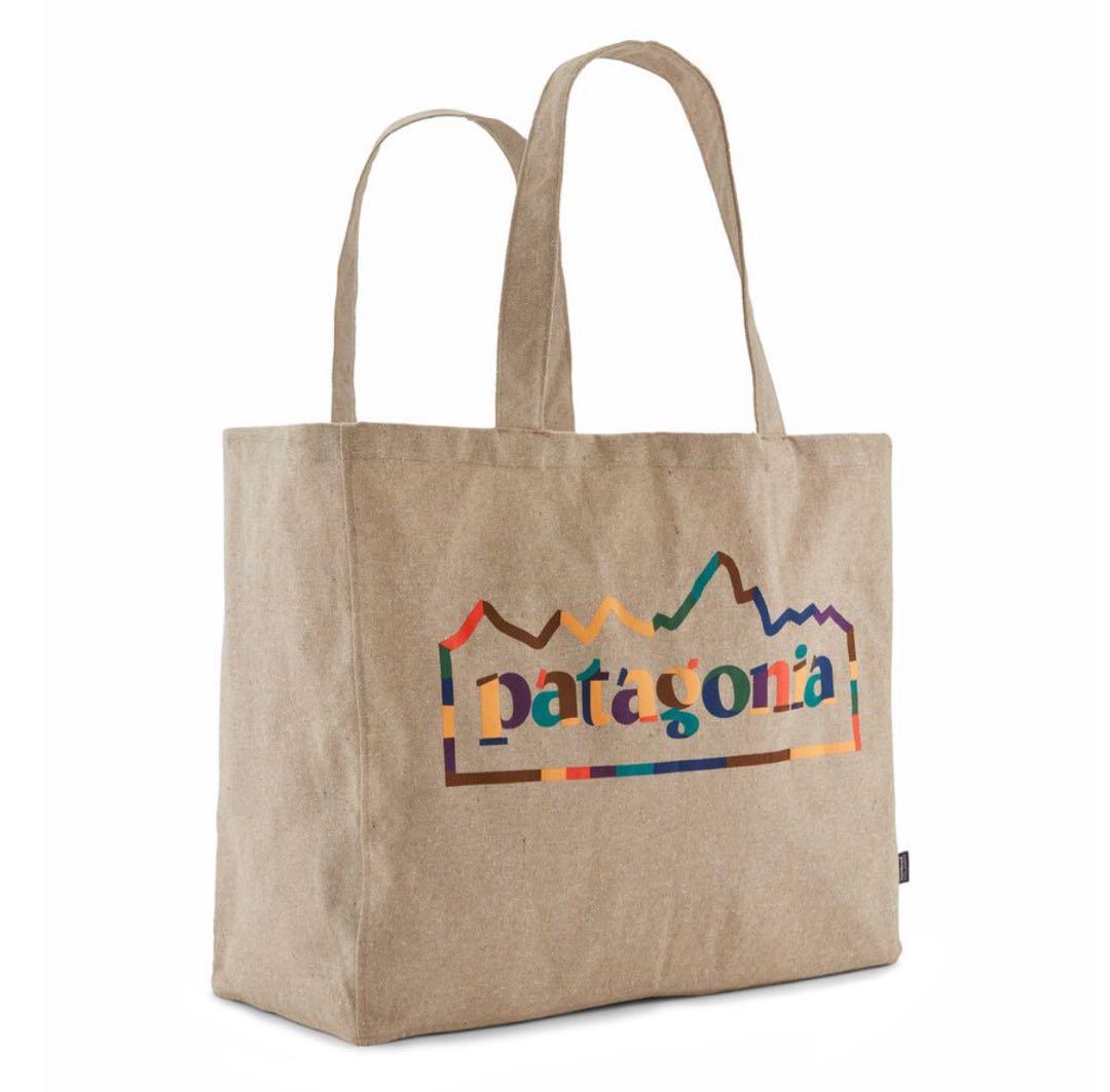 新品 Patagonia オーバーサイズ トート&ストライプトートセット