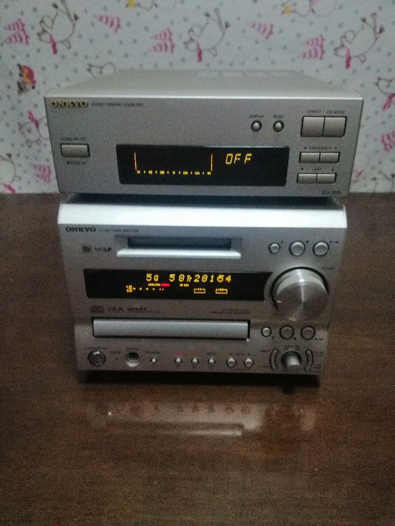ONKYO FR-X9A とONKYO EQ-205ジャンクです