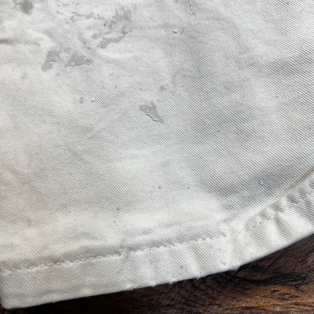 ゆ*様 Dickies ペインターパンツ ホワイト ペンキ飛び　古着　M相当