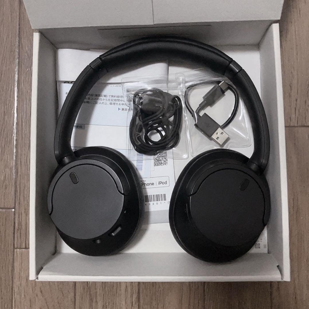 SONY WH-CH720N ワイヤレスヘッドホン ブラック