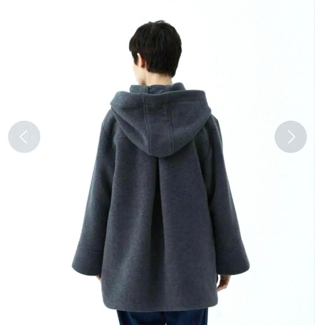 美品✨アデュートリステス 近年モデル フード付 ウール コート ゆったり 大きめ