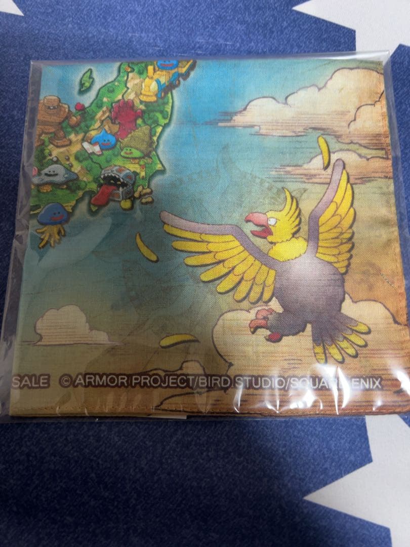 ドラゴンクエストウォーク　オリジナル宝の地図ハンカチ（非売品）