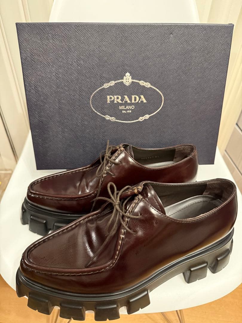 専用中⭐︎人気PRADA モノリス試着のみ⭐︎サイズ8.5