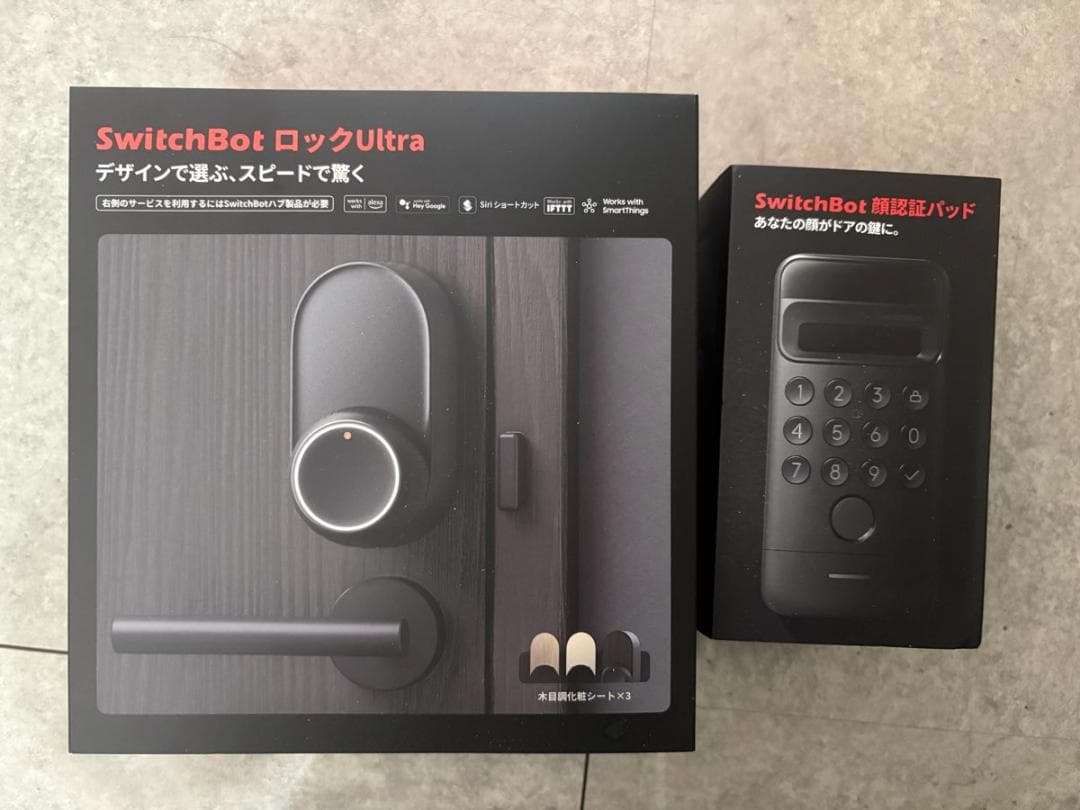 SwitchBot 「ロックUltra スマートロック」+「顔認証パッド」セット