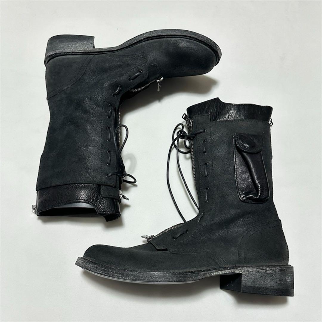 靴 tornado mart side pocket zip long boots