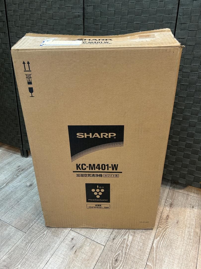【未使用品】SHARP シャープ 加湿空気清浄機 KC-M401-W