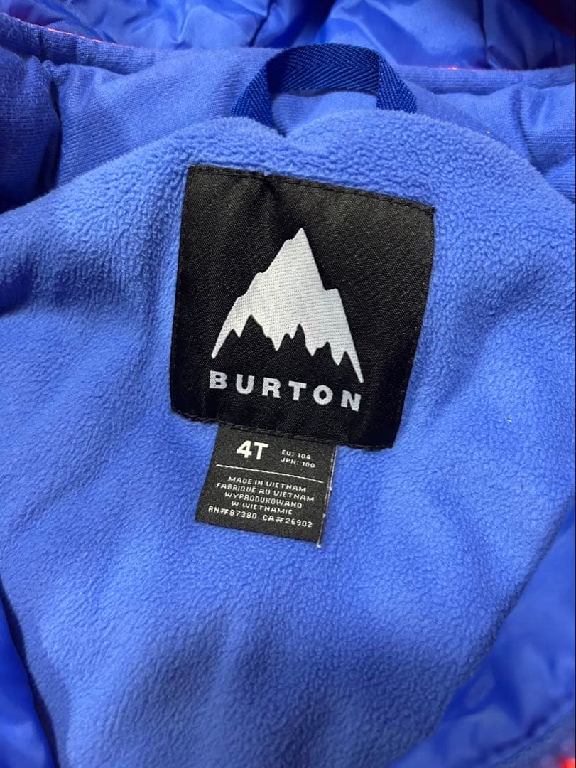 【極美品】BURTON 子ども用 スノーボードウェア GORE-TEX 100