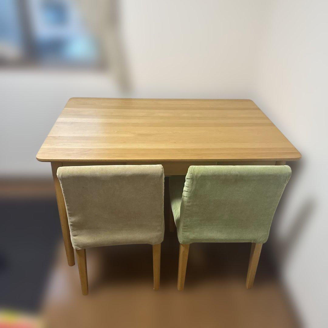 ダイニングテーブル 長椅子と椅子のペア