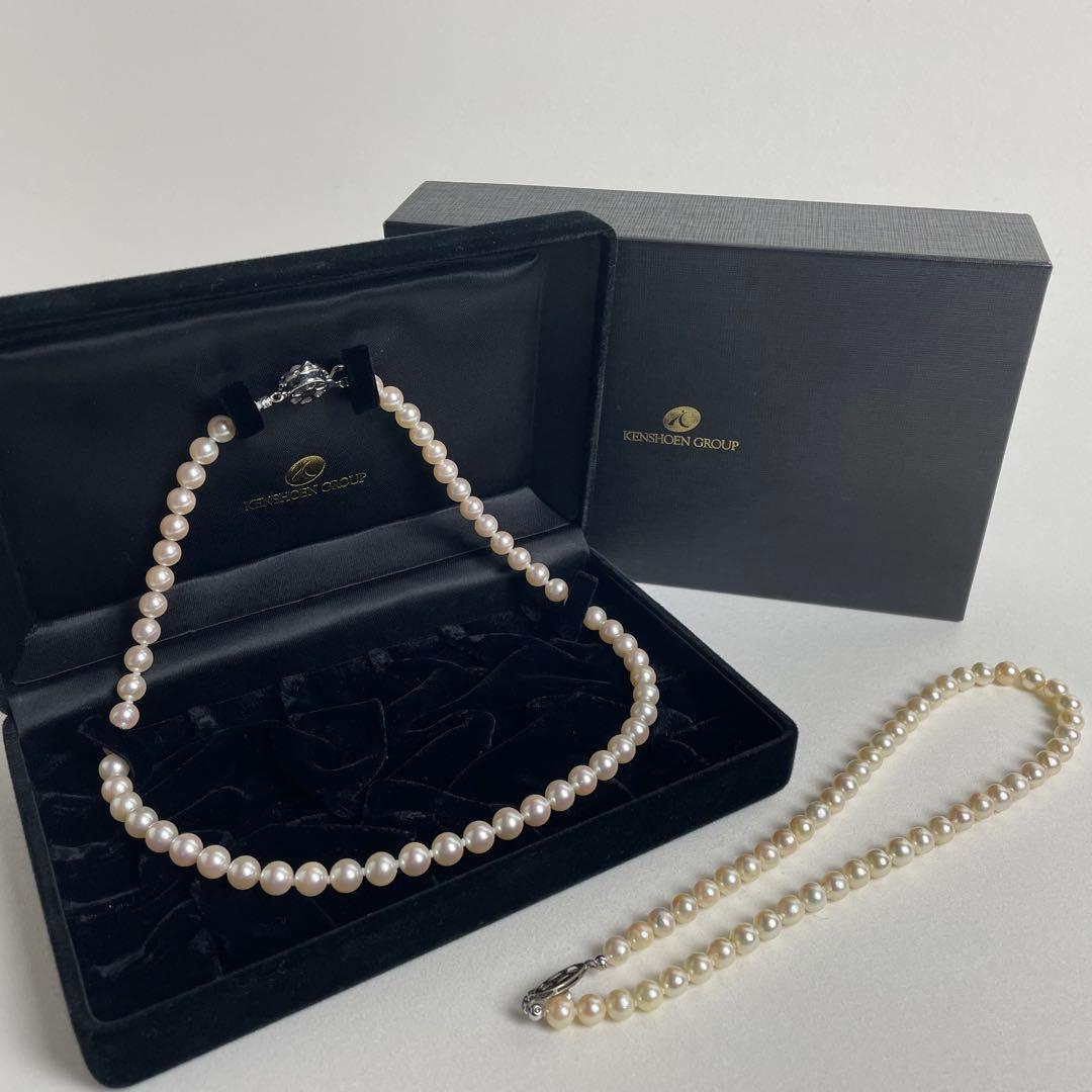健勝苑 パール 真珠 本真珠 レディース ネックレス