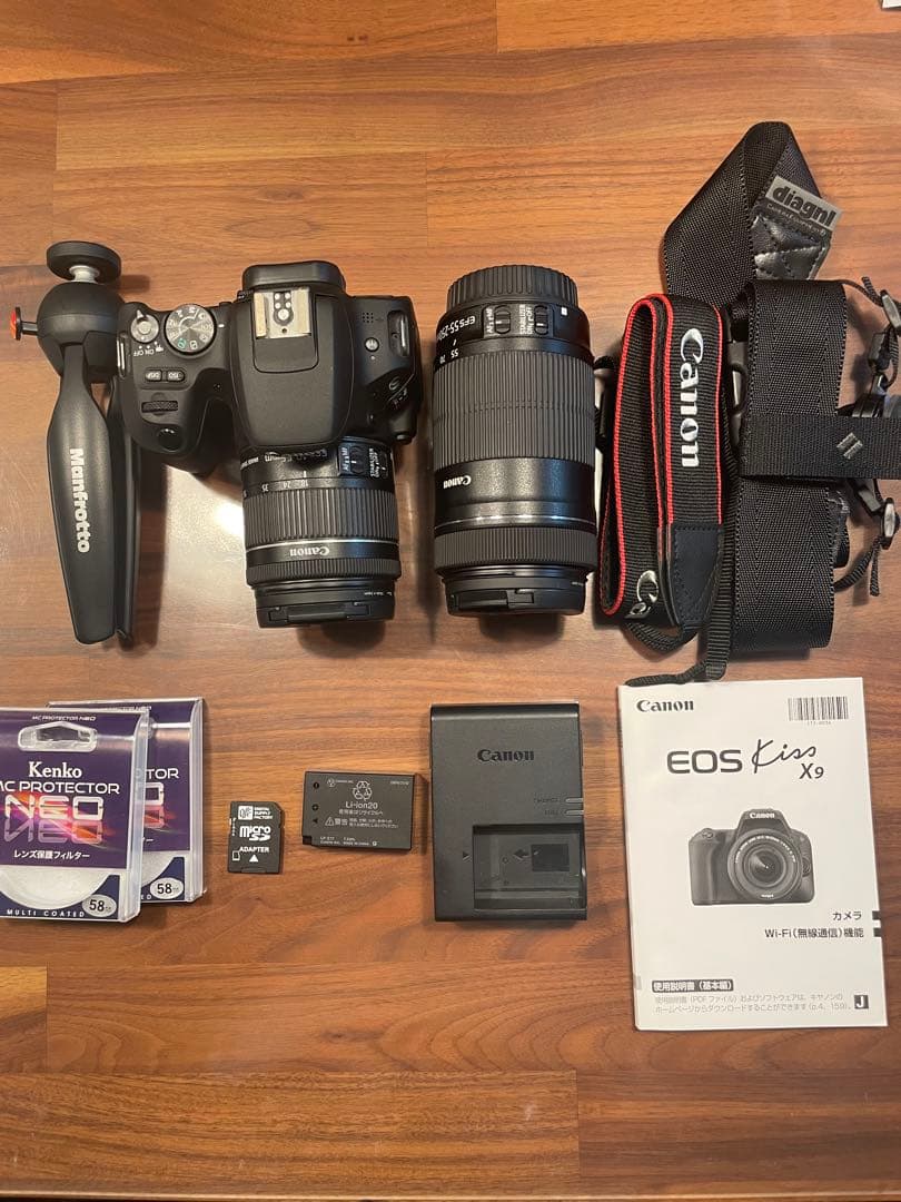 【美品】Canon EOS Kiss X9 ダブルレンズセット