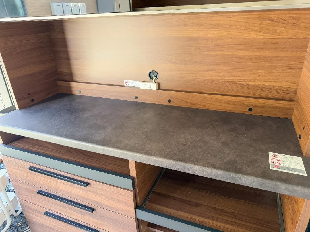 パモウナ キッチンボード SYシリーズ 幅140cm 高さ198cm 大容量収納