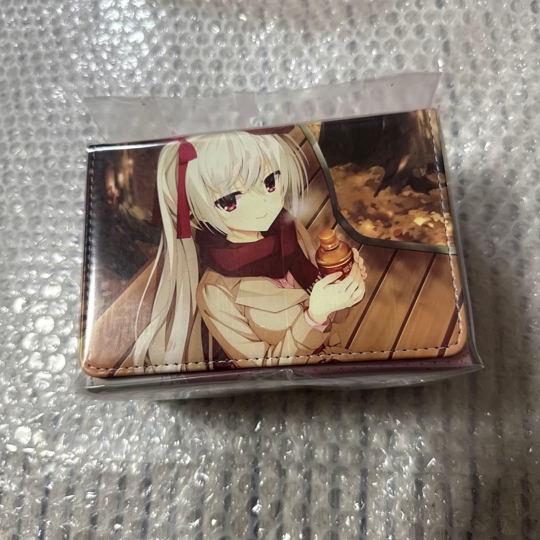 ゆずソフト 合皮製デッキケースW 喫茶ステラと死神の蝶 「明月栞那」