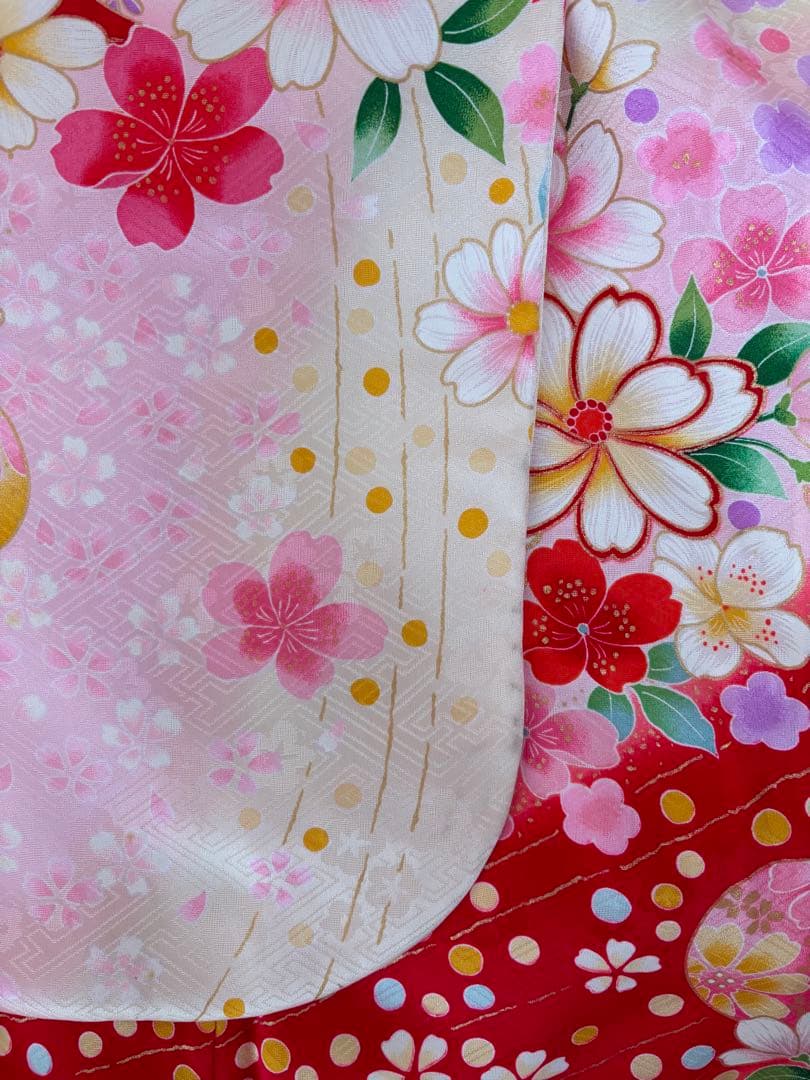 【七五三】7歳　女の子　着物セット　正絹