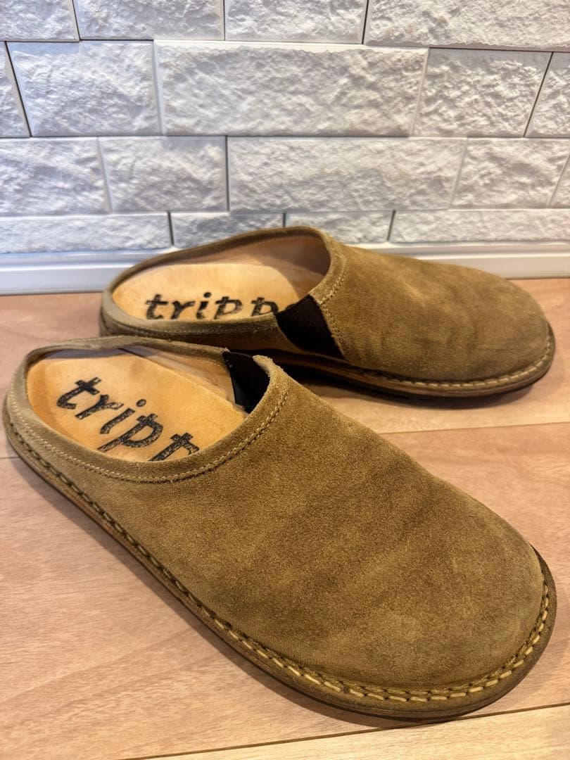 Trippen トリッペン スエード サンダル40 (26cm) 美used