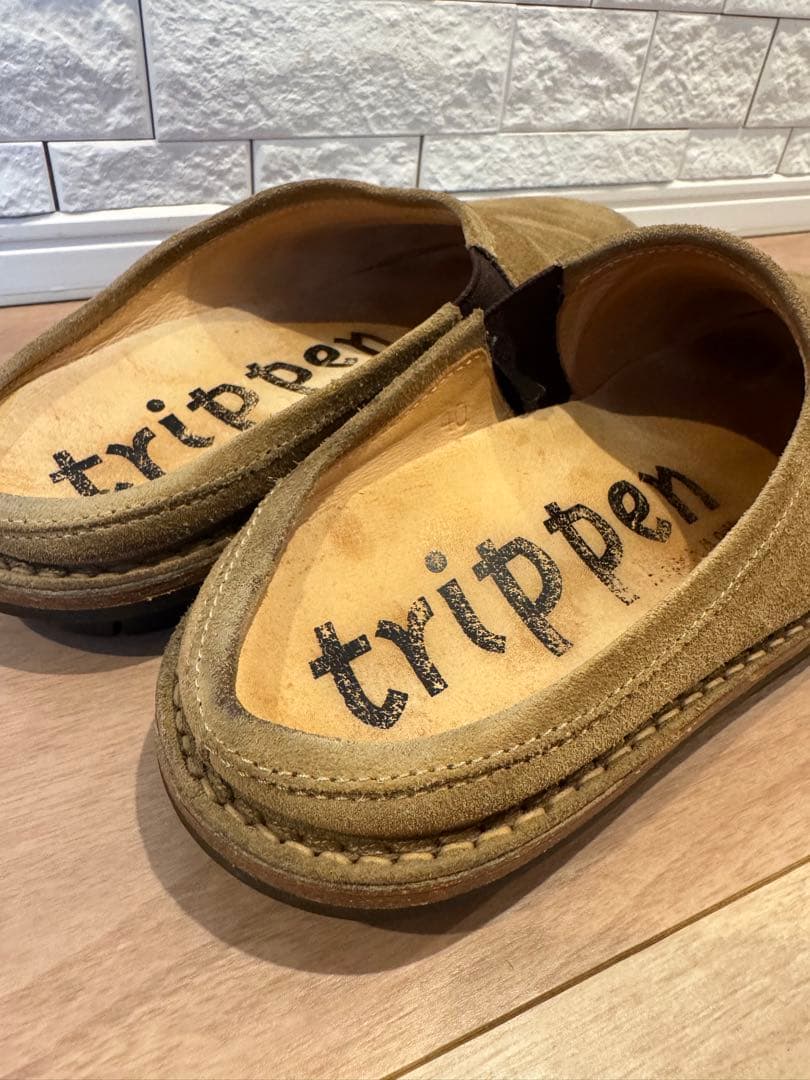 Trippen トリッペン スエード サンダル40 (26cm) 美used