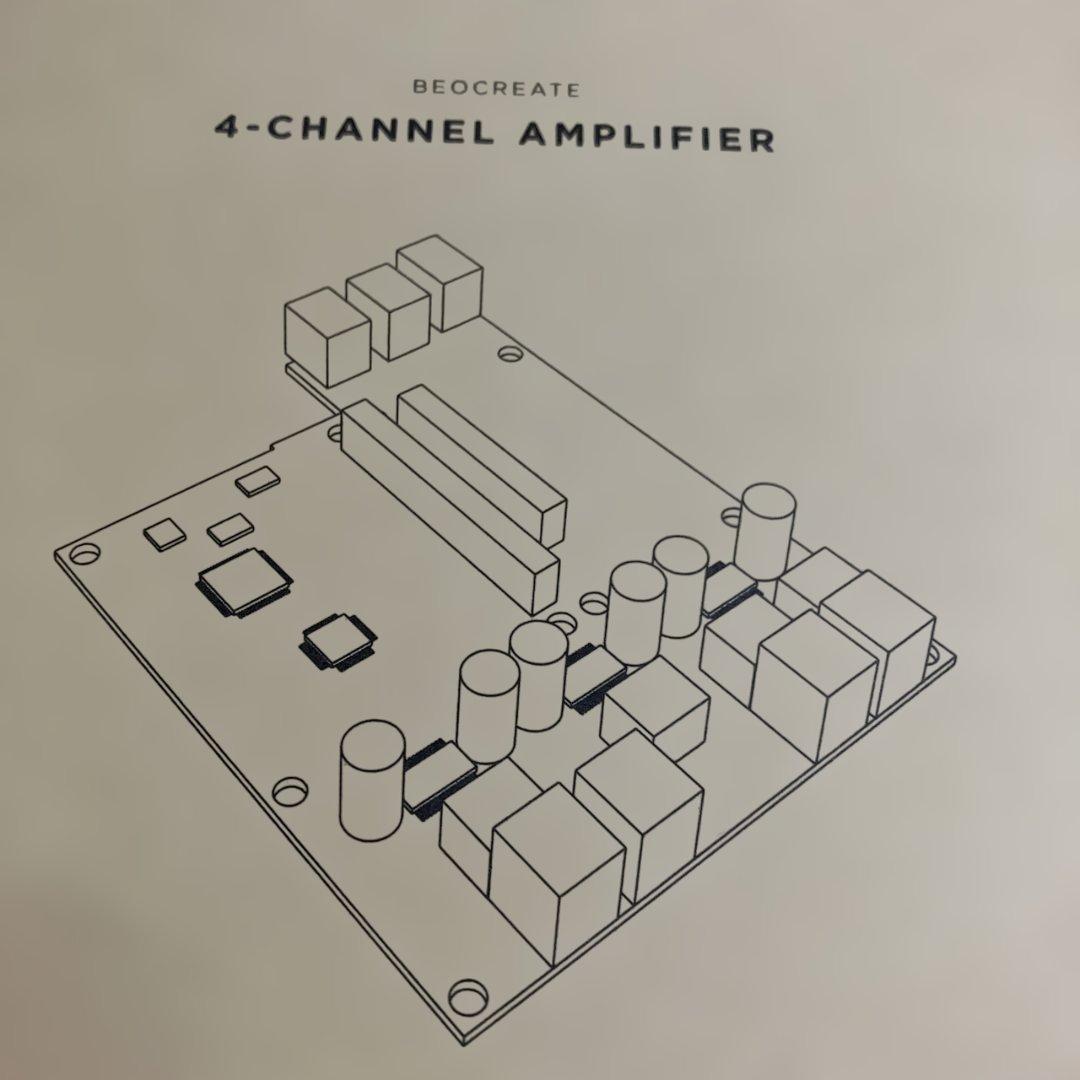 その他 Hifiberry Beocreate 4 channel Amplifier
