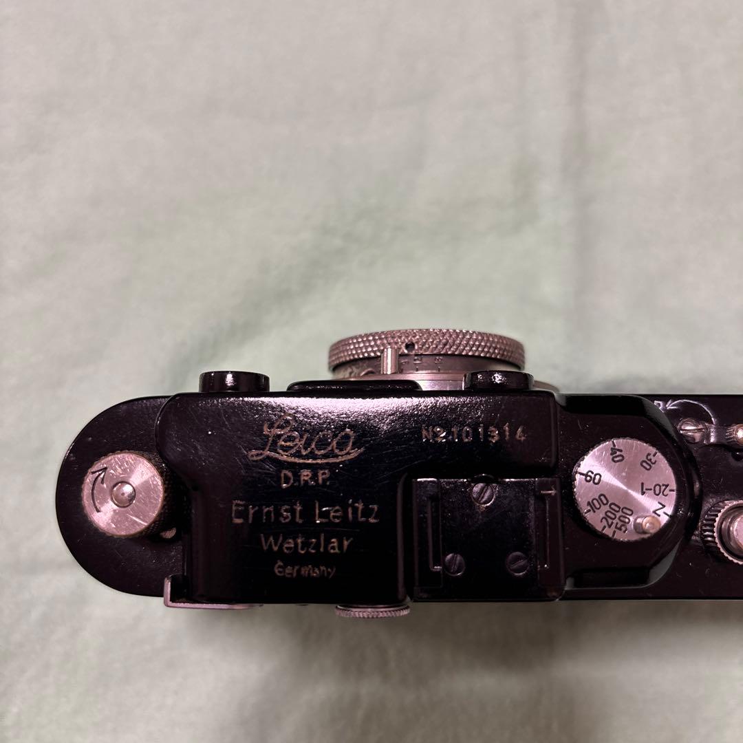 Leica D2 DII レンジファインダー レンズ付き ブラックペイント