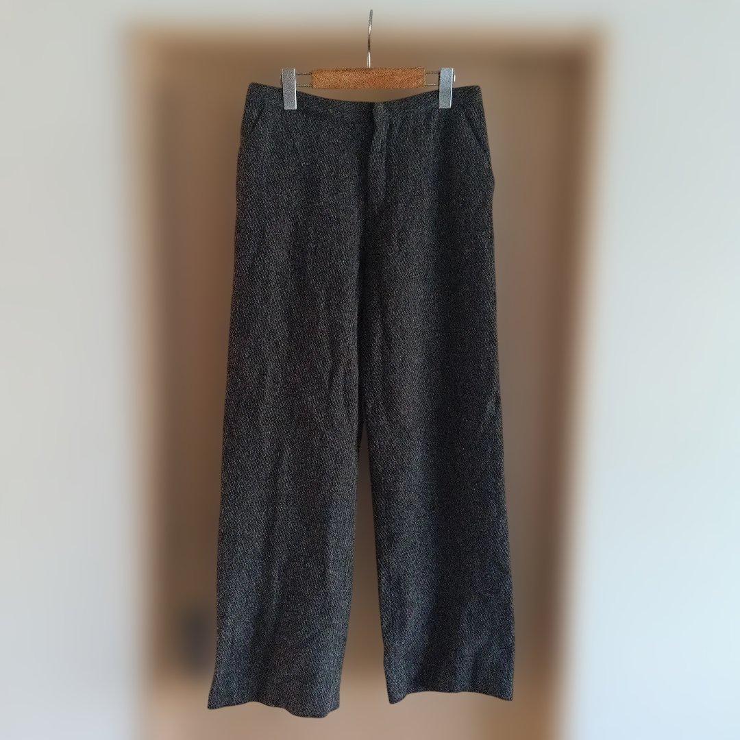 40 フランス製 APC ウールパンツ 冬向け ブラウン