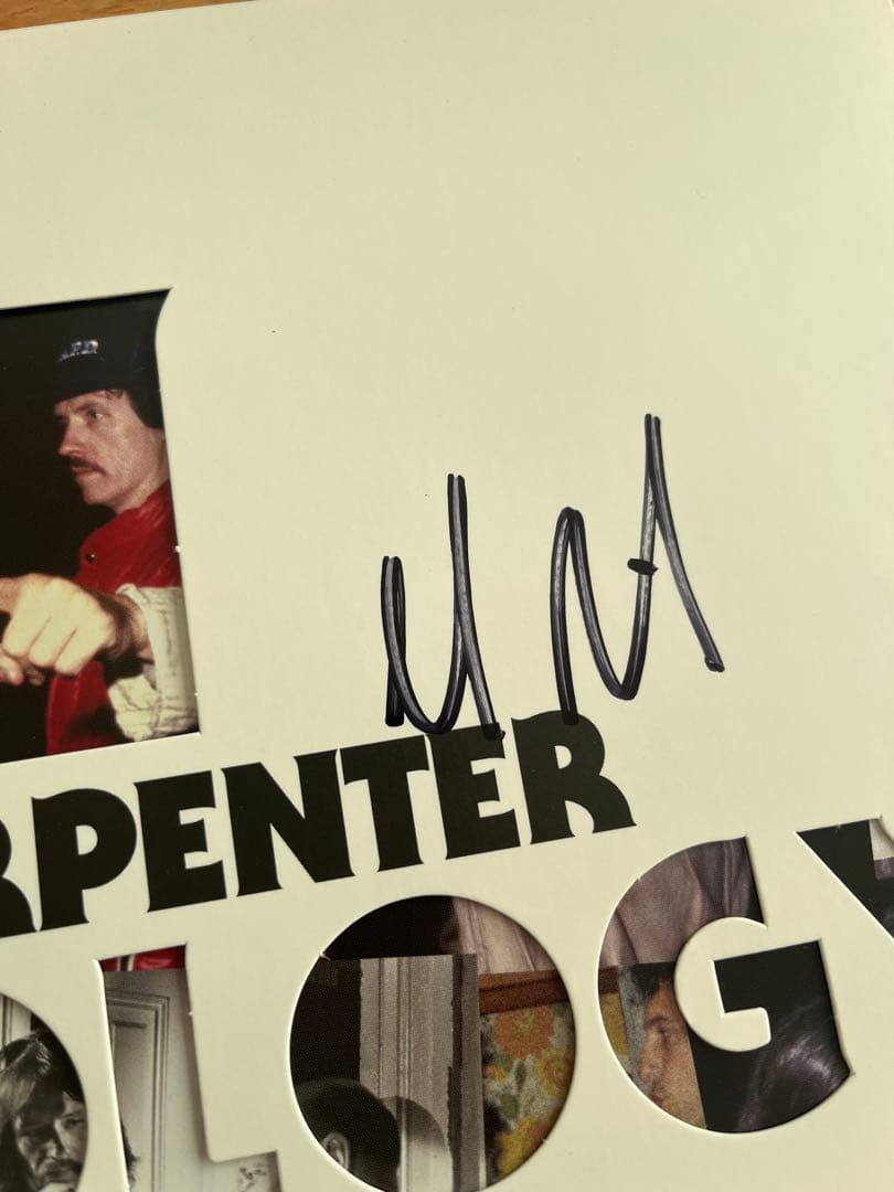 ジョン・カーペンター Anthology II サイン入りレコード