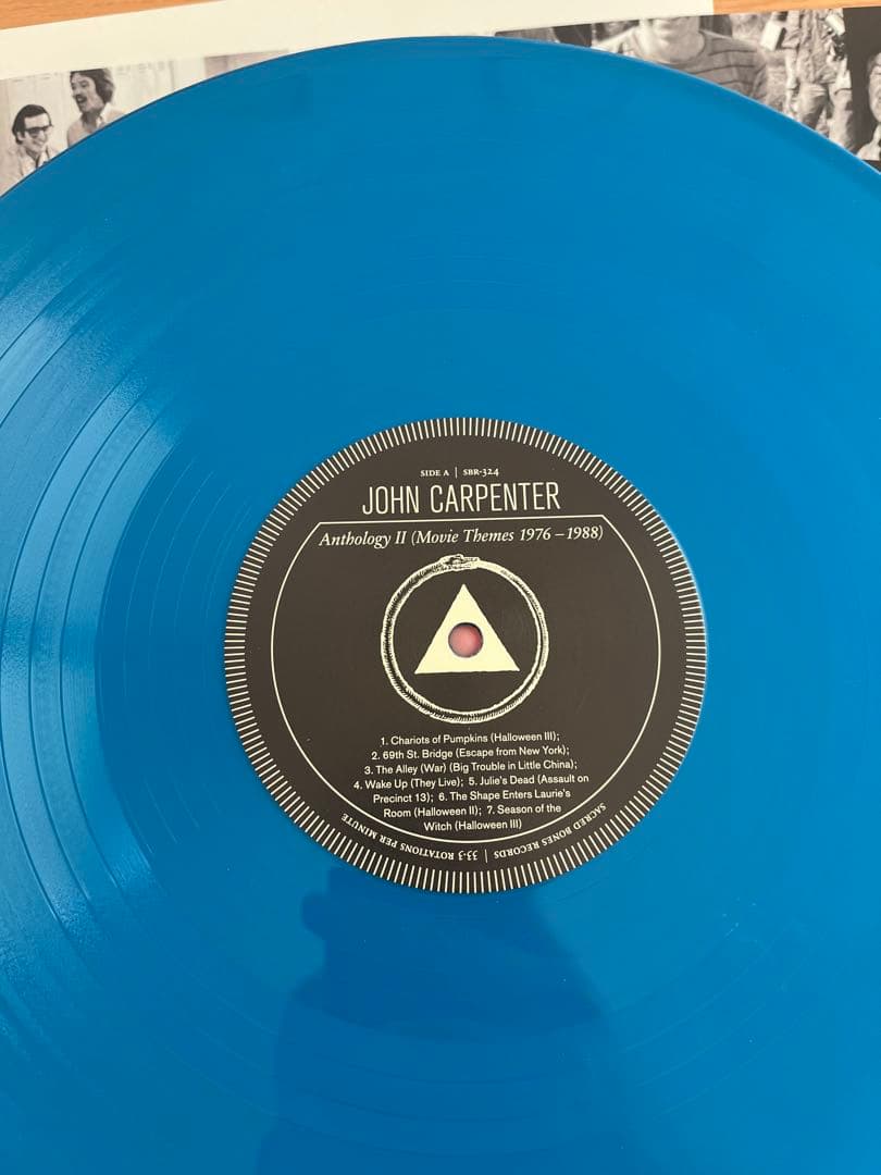 ジョン・カーペンター Anthology II サイン入りレコード