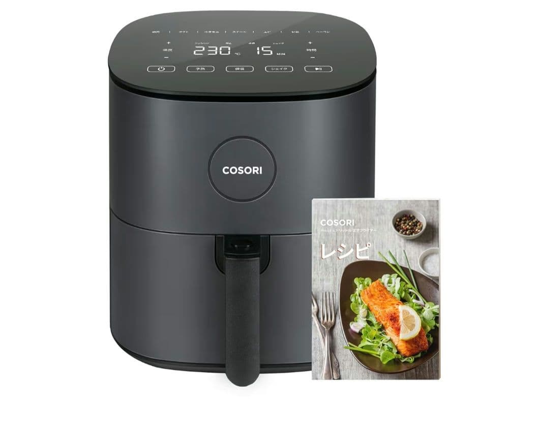 コソリ ノンフライヤー 4.7L 大容量 家庭用 電気 エアフライヤー