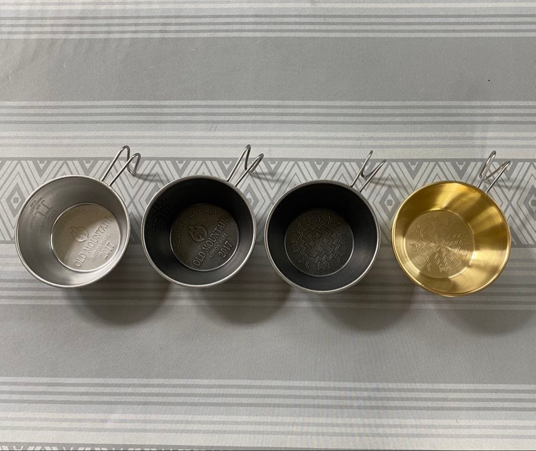 未使用　OLDMOUNTAIN シェラカップ 4個セット　オールドマウンテン